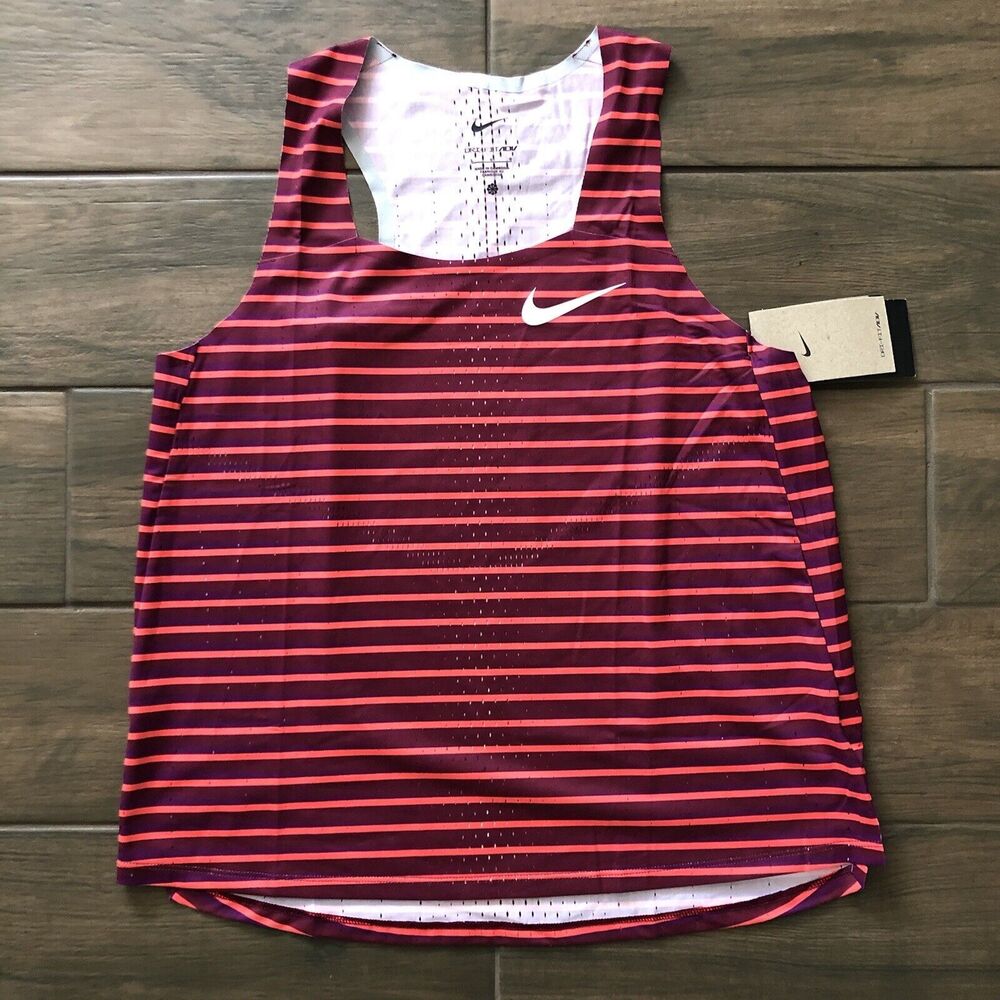 Nike Dri-FIT ADV AeroSwift Track Running Singlet Tank Womens Large